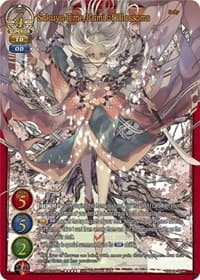 Sakuya-hime, Kami of Blossoms (Textured Foil) - Aces of the Cosmos, Assemble! - Gate Ruler card