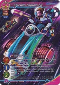 Starship Captain Ed (Full Art) - Aces of the Cosmos, Assemble! - Gate Ruler card