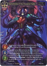 Nyarlathotep of the Thousand Masks (Full Art) - Aces of the Cosmos, Assemble! - Gate Ruler card