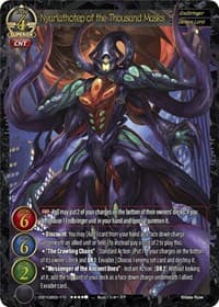 Nyarlathotep of the Thousand Masks (Textured Foil) - Aces of the Cosmos, Assemble! - Gate Ruler card