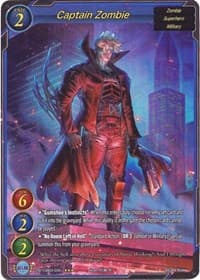 Captain Zombie (Extended Art) - Aces of the Cosmos, Assemble! - Gate Ruler card