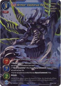 Full Armor Vastorus Rex (Full Art) - Aces of the Cosmos, Assemble! - Gate Ruler card