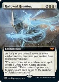 Hallowed Haunting (Extended Art) - Innistrad: Crimson Vow - Magic: The Gathering card