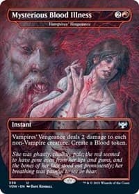 Mysterious Blood Illness - Vampires' Vengeance - Innistrad: Crimson Vow - Magic: The Gathering card