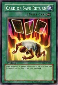 Card of Safe Return - Structure Deck: Zombie Madness - YuGiOh card