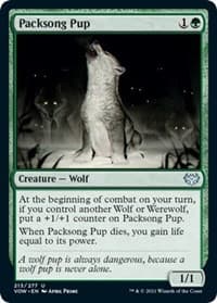 Packsong Pup - Innistrad: Crimson Vow - Magic: The Gathering card