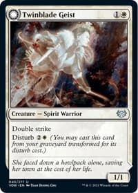 Twinblade Geist - Innistrad: Crimson Vow - Magic: The Gathering card