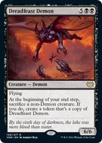 Dreadfeast Demon - Innistrad: Crimson Vow - Magic: The Gathering card