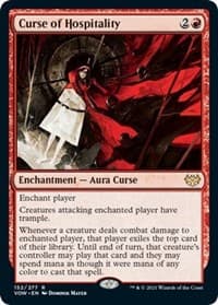 Curse of Hospitality - Innistrad: Crimson Vow - Magic: The Gathering card