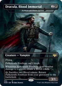 Dracula, Blood Immortal - Falkenrath Forebear - Innistrad: Crimson Vow - Magic: The Gathering card