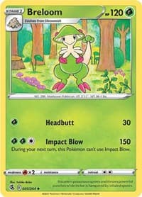 Breloom - SWSH08: Fusion Strike - Pokemon card
