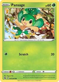 Pansage - SWSH08: Fusion Strike - Pokemon card
