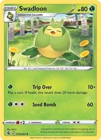 Swadloon - SWSH08: Fusion Strike - Pokemon card