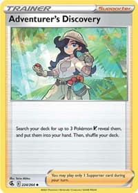 Adventurer's Discovery - SWSH08: Fusion Strike - Pokemon card