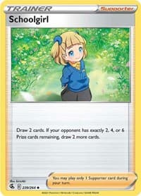 Schoolgirl - SWSH08: Fusion Strike - Pokemon card
