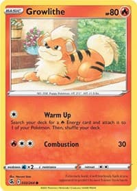 Growlithe - SWSH08: Fusion Strike - Pokemon card