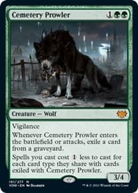 Cemetery Prowler - Innistrad: Crimson Vow - Magic: The Gathering card