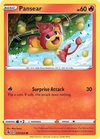 Pansear - SWSH08: Fusion Strike - Pokemon card