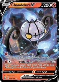 Chandelure V - SWSH08: Fusion Strike - Pokemon card