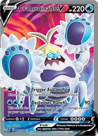 Crabominable V (Full Art) - SWSH08: Fusion Strike - Pokemon card