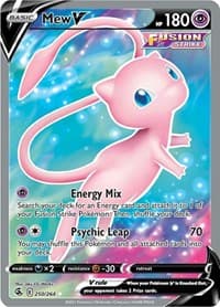 Mew V (Full Art) - SWSH08: Fusion Strike - Pokemon card