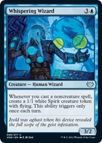 Whispering Wizard - Innistrad: Crimson Vow - Magic: The Gathering card