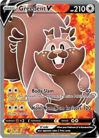Greedent V (Full Art) - SWSH08: Fusion Strike - Pokemon card