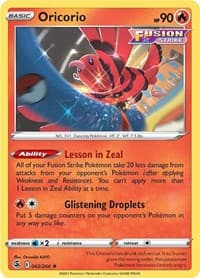 Oricorio - SWSH08: Fusion Strike - Pokemon card