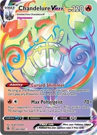 Chandelure VMAX (Secret) - SWSH08: Fusion Strike - Pokemon card