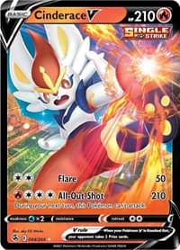 Cinderace V (44) - SWSH08: Fusion Strike - Pokemon card