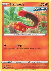 Sizzlipede (47) - SWSH08: Fusion Strike - Pokemon card