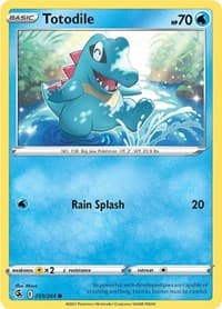 Totodile - SWSH08: Fusion Strike - Pokemon card