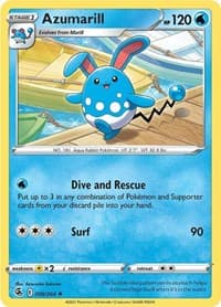 Azumarill - SWSH08: Fusion Strike - Pokemon card