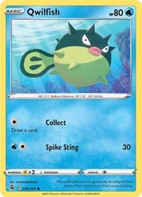 Qwilfish - SWSH08: Fusion Strike - Pokemon card