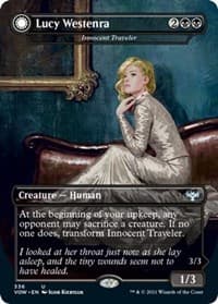 Lucy Westenra - Innocent Traveler - Innistrad: Crimson Vow - Magic: The Gathering card