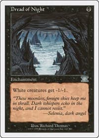 Dread of Night - Classic Sixth Edition - Magic: The Gathering card