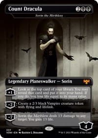 Count Dracula - Sorin the Mirthless - Innistrad: Crimson Vow - Magic: The Gathering card