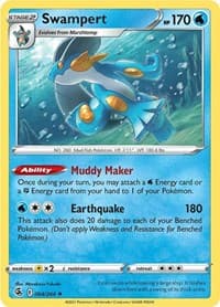 Swampert - SWSH08: Fusion Strike - Pokemon card