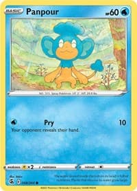 Panpour - SWSH08: Fusion Strike - Pokemon card