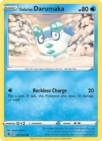 Galarian Darumaka - SWSH08: Fusion Strike - Pokemon card