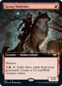 Kessig Wolfrider (Extended Art) - Innistrad: Crimson Vow - Magic: The Gathering card