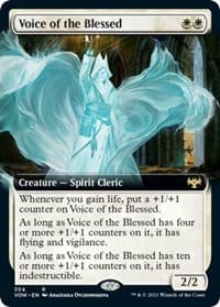 Voice of the Blessed (Extended Art) - Innistrad: Crimson Vow - Magic: The Gathering card