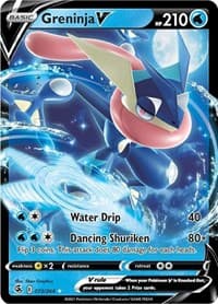 Greninja V - SWSH08: Fusion Strike - Pokemon card