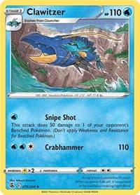 Clawitzer - SWSH08: Fusion Strike - Pokemon card