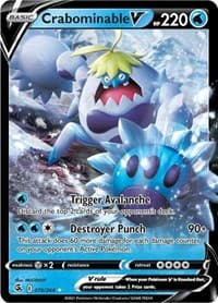Crabominable V - SWSH08: Fusion Strike - Pokemon card