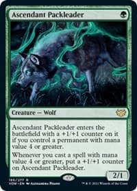 Ascendant Packleader - Innistrad: Crimson Vow - Magic: The Gathering card
