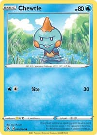Chewtle - SWSH08: Fusion Strike - Pokemon card