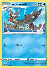 Barraskewda - SWSH08: Fusion Strike - Pokemon card