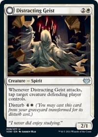 Distracting Geist - Innistrad: Crimson Vow - Magic: The Gathering card