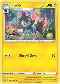 Luxio - SWSH08: Fusion Strike - Pokemon card